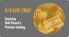 5/4 LIVE CHAT: Exposing Wall Street’s Pension Looting