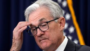 Federal Reserve Board Chair Jerome Powell during a news conference at the Federal Reserve, March 22, 2023