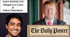 SAVE THE DATE: Live Chat With Del. Lee Carter and Saikat Chakrabarti on TUESDAY 1/12